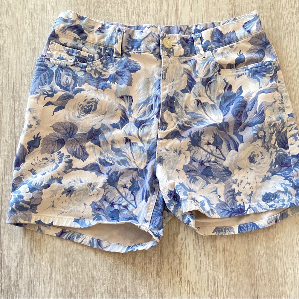 Lauren Ralph Lauren Blue Floral Shorts